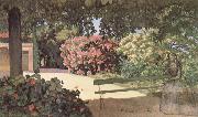 Frederic Bazille The Terrace at Meric